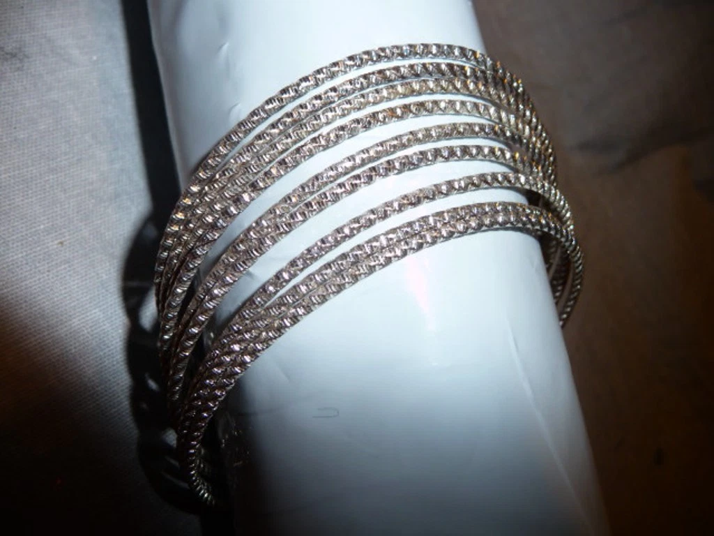Thin metal bracelets clearance