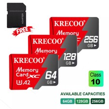 Ultra Micro SD Card Memory 64GB 128GB 256GB 1TB Flash TF Cards For PC Camera LOT