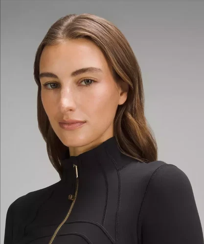 2025 New Women's Define Jacket Black/Gold slim exercise high elastic exercise UK - Picture 8 of 24