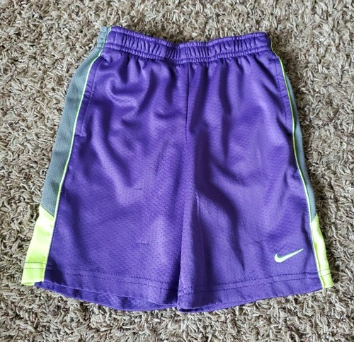 Nike Dri Fit Youth Boys Size 4 Purple 