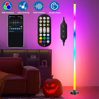 LED Stehleuchte Farbwechsel Stehlampe RGB Eckleuchte Timer Ecklampe Schlafzimmer