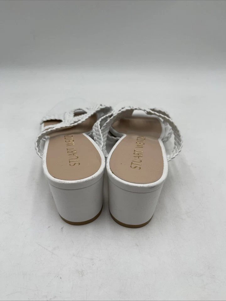 Women’s Stuart Weitzman Rosie 50 Sandal Sandals White Size 9 - Image 4 of 4
