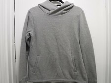 KYODAN Womans Charcoal Hooded Pullover ActiveWear Sweatshirt Size Medium