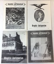 1970-1976 GRAPHIC ANTIQUARIAN photography magazine  lot of 4