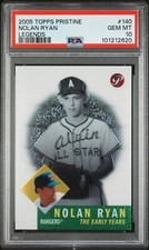 2005 Topps Pristine Legends #140 Nolan Ryan 154/499 - PSA 10