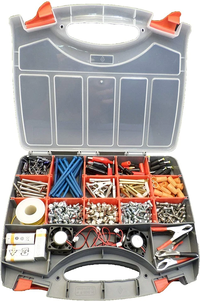 Double Sided Storage Organizer Carrying Case Adjustable Compartments 12 or 13 in - Image 4 of 4