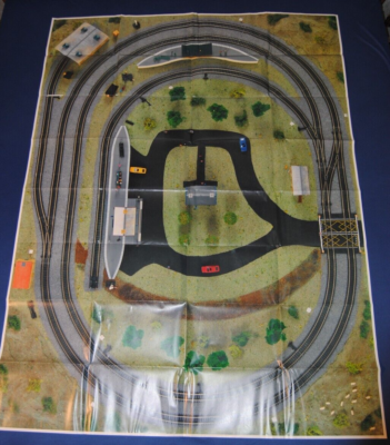 LIMA HORNBY Plastico ferroviario bidimensionale 160x120cm 2D scala