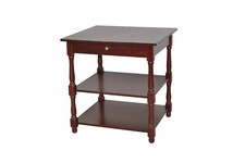 Beistelltisch Kirschbaum teilmassiv rustikal Zeitungstisch Telefontisch Beitisch