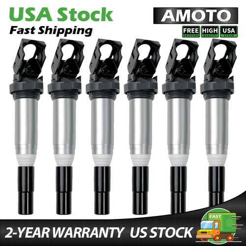 6X Ignition Coils For BMW 328i 335i 435i 525i 528i X1 X3 X5 X6 Z4 M3 M4