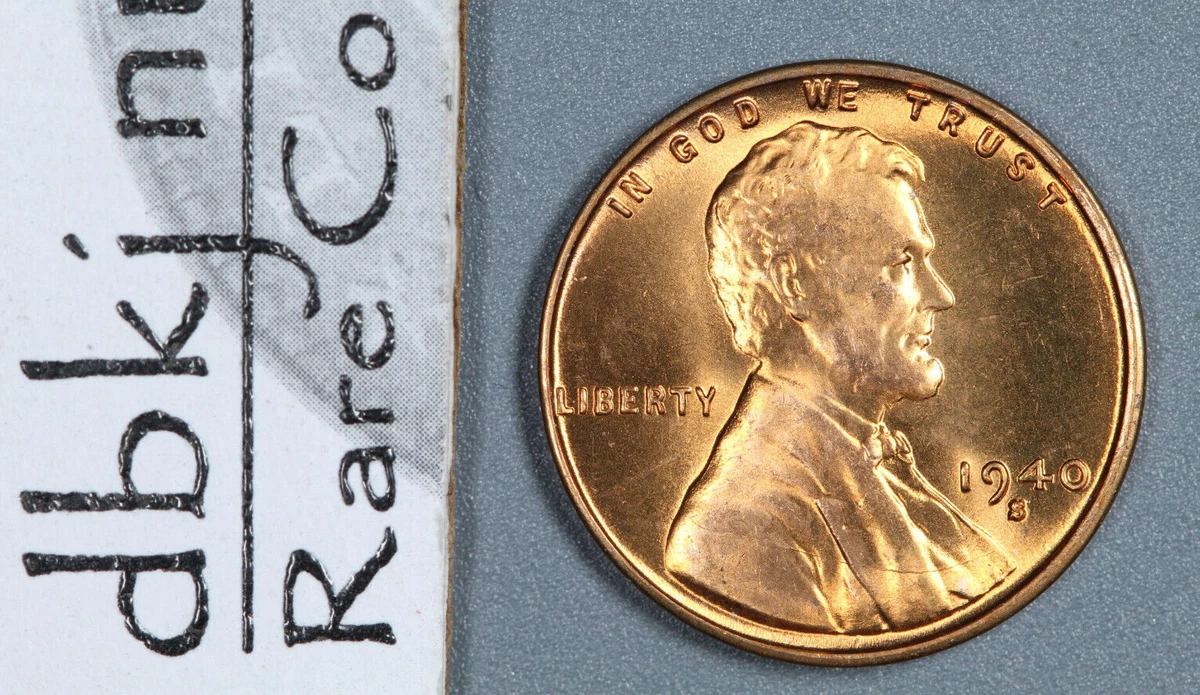 Bronze 1940 Year Lincoln Wheat US Small Cents (1909-1958) for sale