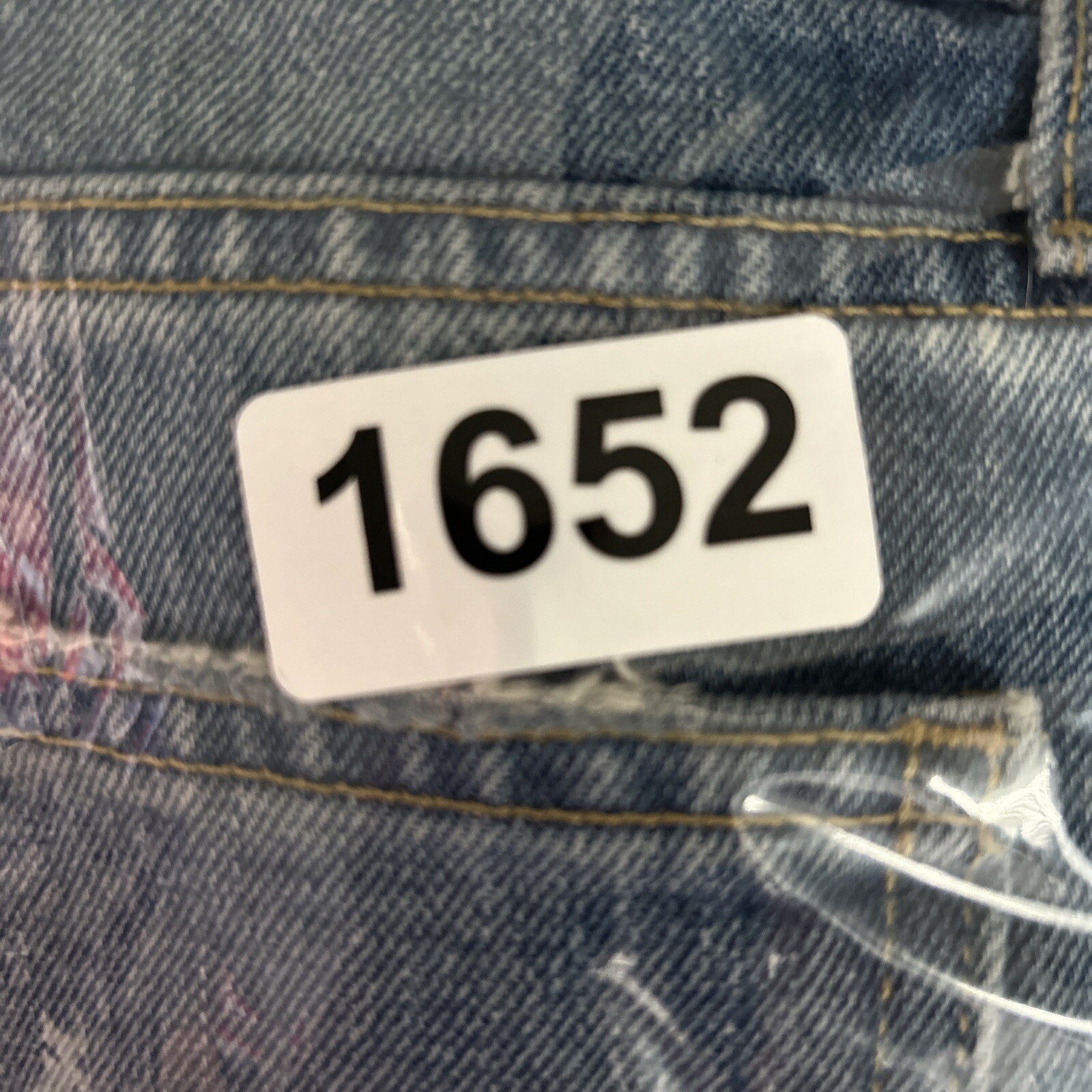 Carmar Distressed Destroyed Button Fly Boyfriend … - image 9