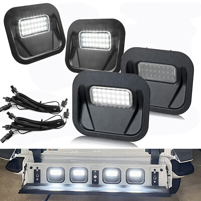 For GMC Sierra Chevy Silverado Rear MultiPro Tailgate Step Light 1500 2500 3500H