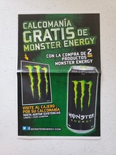 Calcomania Gratis Monster Energy Drink Decal Sticker Advertisement 4" 6"