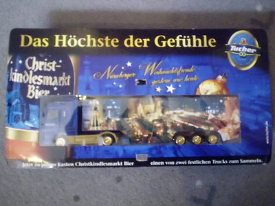 Model Model Car Beer Truck LKW Benz Actros Tucher Advertising JB