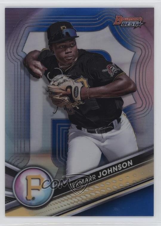 2022 Bowman's Best Top Prospects Blue Refractor 3/150 Termarr Johnson #TP-30 6k2