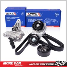 Kit de transmisión por correa de bomba de dirección asistida para 05-10 Honda Odyssey 07-13 Acura MDX V6