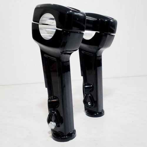 OEM Harley-Davidson 2024 CVO Road Glide Black FLTRSE Handlebar Risers Clamp Set - Foto 4 di 12