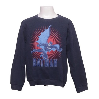 Batman, Sweatshirt, Größe: 134, Blau/Rot, Baumwolle/Polyester, Print #sP8