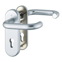 Hoppe Paris Feuerschutzgarnitur Kurzschild FS-138F/3331K/353K-1 Alu F1