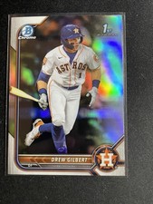 2022 Bowman Chrome Draft Drew Gilbert Refractor Card