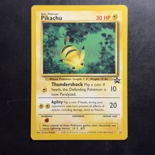 Pokémon Vintage Promo #27 Pikachu Wotc Black Star Movie Promo 2000