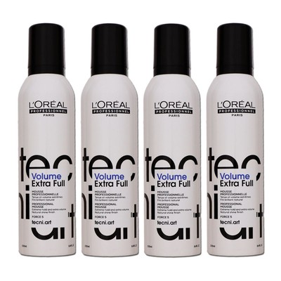 Loreal Tecni. ART Volume Extra Full 4 x 250 ml Haarschaum extremer halt Set