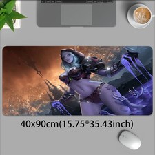 40 90cmW-World of Warcraft Large Gaming Mouse Pad, Rubber Non-Slip Mouse Pad, Cu