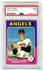 NOLAN RYAN~CALIFORNIA ANGELS~1975 TOPPS PSA-7 (NEAR MINT) MLB BASEBALL CARD #500