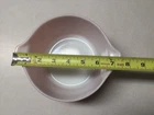Pyrex Vintage Pink Gooseberry Cinderella Bowl #473 1 Quart Mixing Bowl Straight