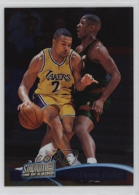 1997-98 Topps Stadium Club One of a Kind 80/150 Derek Fisher #185 nd3