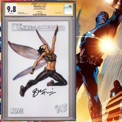 CGC 9.8 SS Ultimates 2 #13 Variant signed by Bryan Hitch 2007