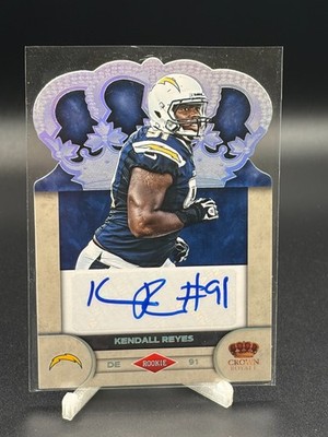 2012 Crown Royale - Rookie Signatures Kendall Reyes #52 Holo Silver /149 (AU,...
