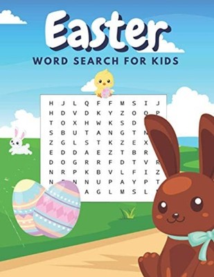 Easter Word Search For Kids: Large Print Word Search Fo -  NEW Happy Lion Publ 2