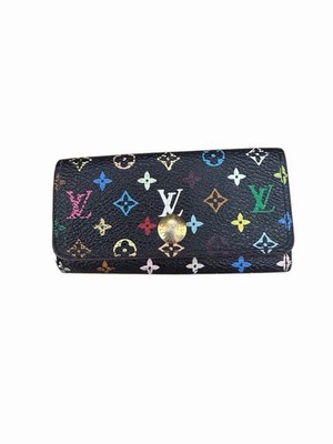AUTH Louis Vuitton Multicolor Multi Cles 4 Hooks Key Case (Missing 1 Hook)