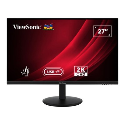 ViewSonic VG2709-2K-MHDU-2, 27'' (69 cm) QHD Monitor mit 100 Hz USB-C Anschluss,