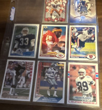 Topps Pro Set NFL Football Trading Card Lot 9 Cards Dorsett Thomas Perry Lott
