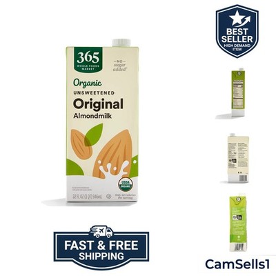 Organic Unsweetened Almond Milk, 32 Fl Oz