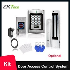 KiT Door Access Control System Zkteco Magnetic Lock, Access ID Card Password. zk
