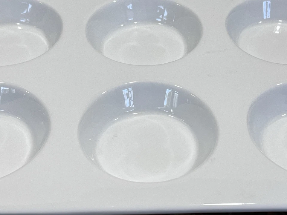 NEW PIER 1 Imports TASTING PARTY WHITE Porcelain 9 Section Serving TRAY 12"x12" - Image 4 of 4