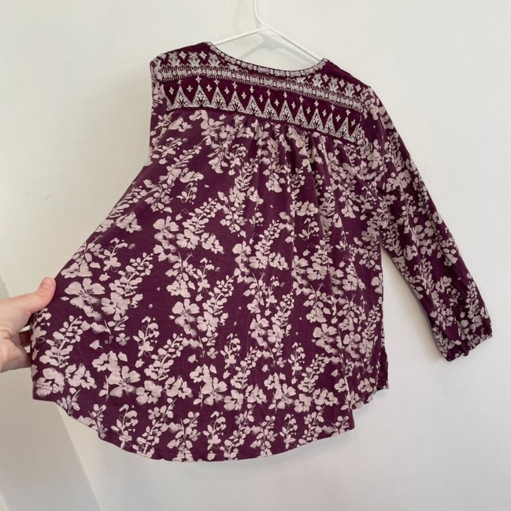 LUCKY BRAND Plus Size Split Neck Embroidered Peas… - image 21