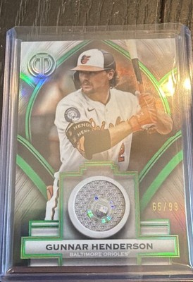 2026 Topps Tribute Gunnar Henderson Stamp Of Approval Relic /99