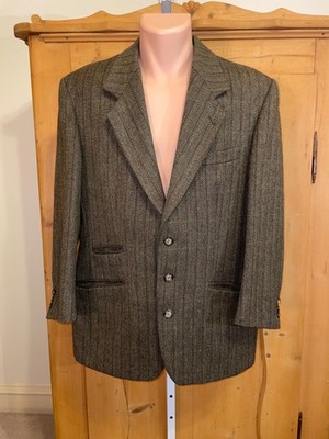 Hucklecote Islay Woolen Mill British Tweed Brown Green Sport Coat