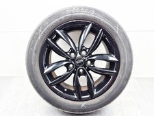 MINI COUNTRYMAN R60 17” INCH ALLOY WHEEL WITH DAMAGED TYRE 205/55/R17 2014
