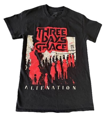 Three Days Grace Alienation Tour T-Shirt Unisex Small