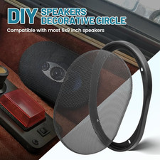 6X9" Metal Mesh round Speaker Grill Cover 6X9 Universal Grills Decorative Car