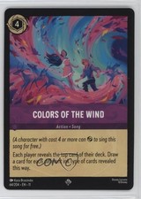 2026 Disney Lorcana - Winterspell 11 Pocahontas John Smith Colors of the Wind