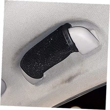 4 Pcs Bling Bling Auto Safety Door Handle Cover, Luster Crystal Car Black-4pcs