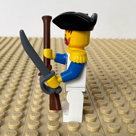 LEGO Pirates 1: Imperial Officer, MUSKET, pi063, 6276, ELDORADO, 1992, BLUE