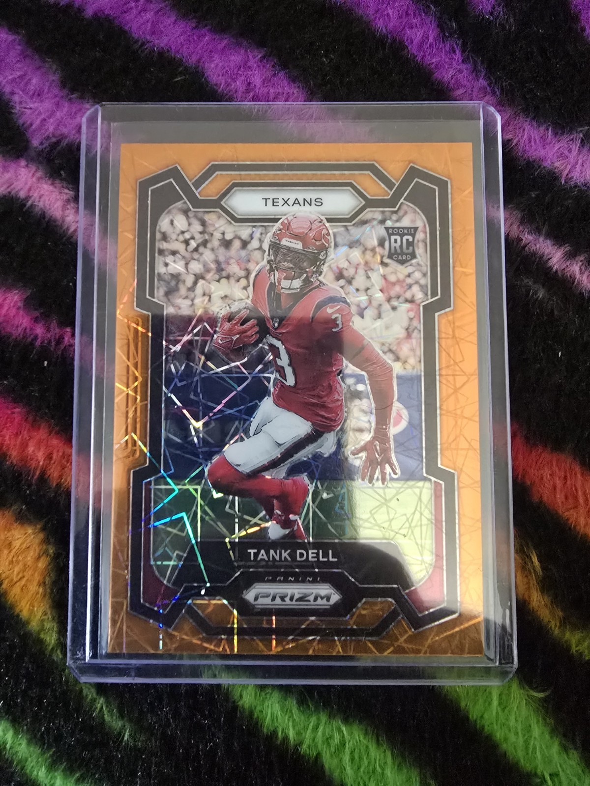 Panini 2023 Prizm Rookies Tank Dell Houston Texans #341 Lazer Prizm RC