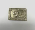Early Militia Belt Plate 1820 Solid Brass Reproduction